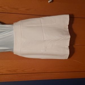 White lined skirt